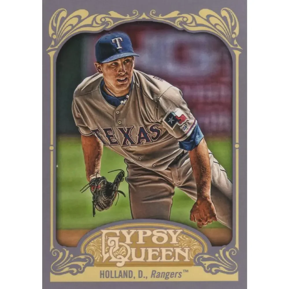 2012 Topps Gypsy Queen Derek Holland # 47 Texas Rangers
